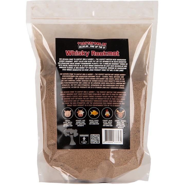 Vuur&Rook Rookmot Whisky 1,5 Kg - Afbeelding 2