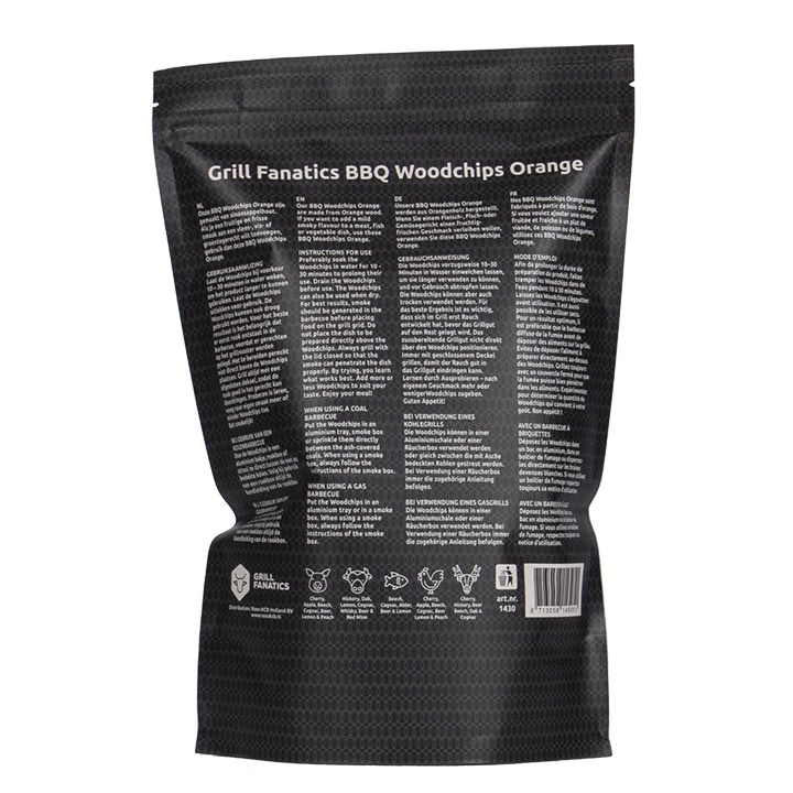 Grill Fanatics BBQ Wood Chips Orange 500 Gram - Afbeelding 2