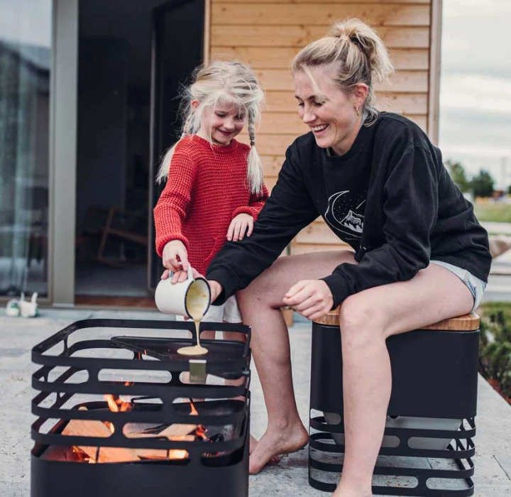 Höfats Cube Vuurkorf Zwart - Afbeelding 5