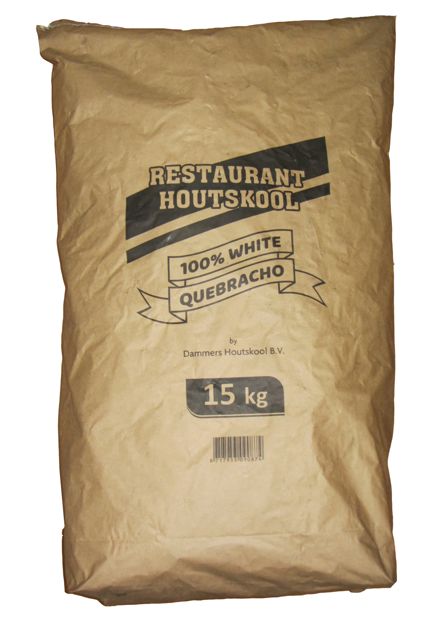 Dammers Restaurant Houtskool 100% White Quebracho 15 Kg