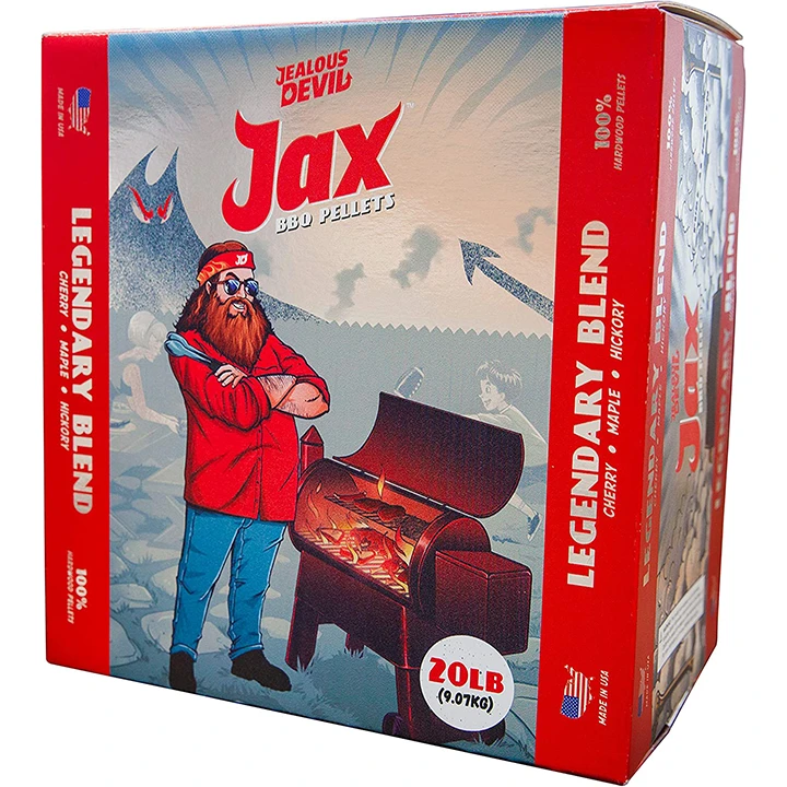 Jealous Devil Jax Legendary Blend BBQ Pellets 9 Kg 1 Jealous Devil Jax Legendary Blend BBQ Pellets 9 Kg