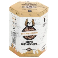 Smokey Goodness Feathers On Fire Smoke Chips Blend Apple, Cherry, Hickory & Oak 1600 Ml