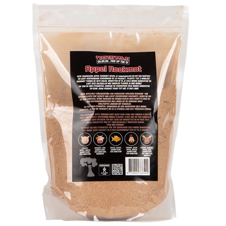 Vuur&Rook Rookmot Appel 1,5 Kg - Afbeelding 2