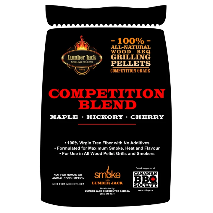 Lumberjack Maple / Hickory / Kers Blend BBQ Pellets 9 Kg 1 Lumberjack Maple / Hickory / Kers Blend BBQ Pellets 9 Kg