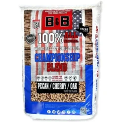 B&B Championship Blend Pecan / Kers / Eik Wood Pellets 9 Kg