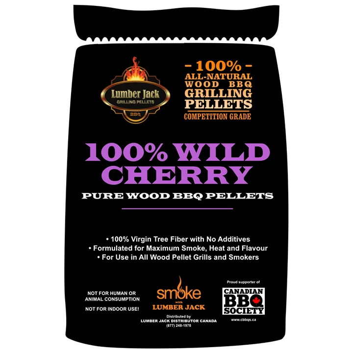 Lumberjack Kersen BBQ Pellets 9 Kg