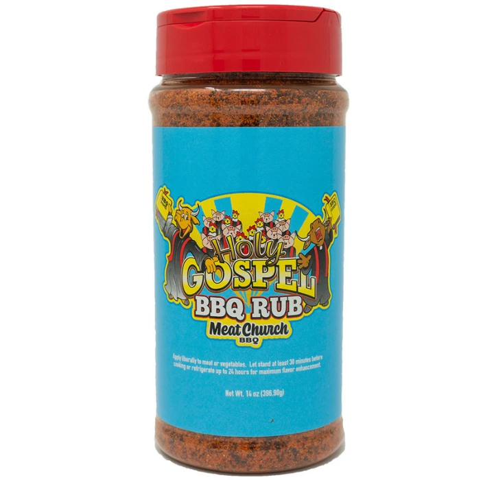 Meat Church The Holy Gospel BBQ Rub 14oz 1 Meat Church The Holy Gospel BBQ Rub 14oz