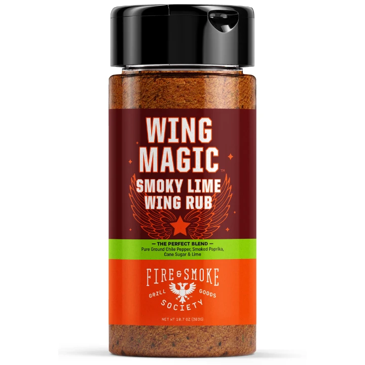 Fire&Smoke Wing Magic Smoky Lime Wing Rub 8.5 Oz 1 Fire&Smoke Wing Magic Smoky Lime Wing Rub 8.5 Oz
