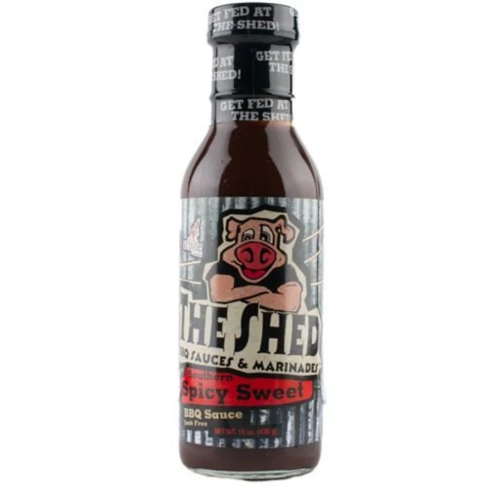 The Shedd Spicy Southern Sweet BBQ Sauce 15oz 1 The Shedd Spicy Southern Sweet BBQ Sauce 15oz