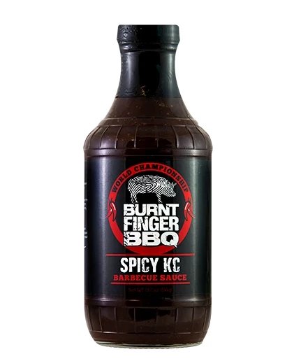 Burnt Finger BBQ Spicy KC Barbecue Sauce 19.2 Oz