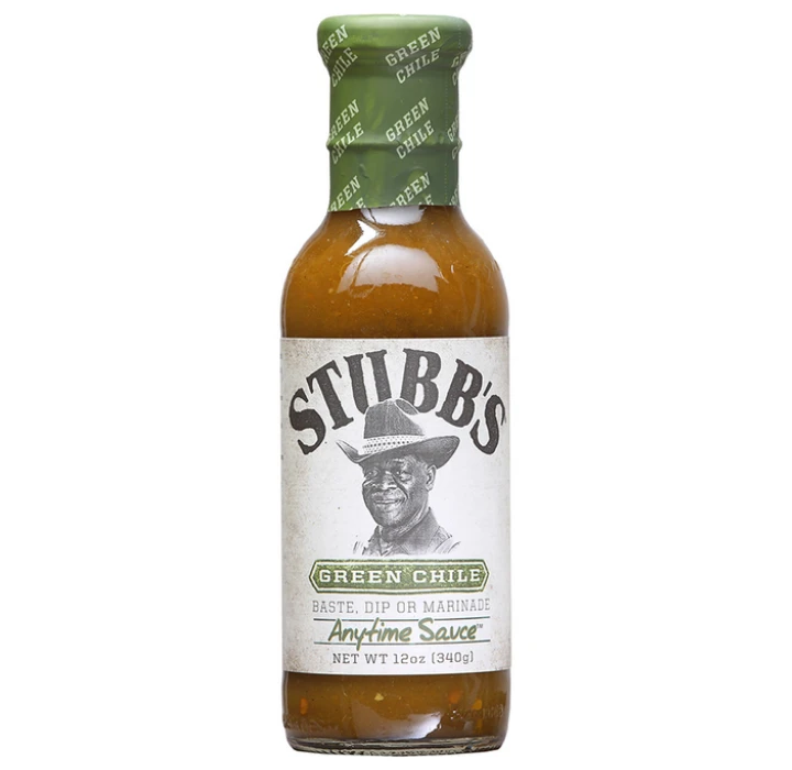 Stubb's Green Chile Anytime Sauce 12oz