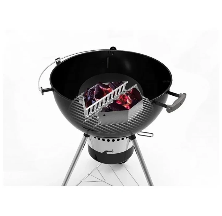 RVS Brikettenhouder Tbv Kogel BBQ's 47 & 57 Cm - Afbeelding 3