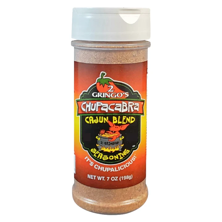 2 Gringos Chupacabra Cajun Blend Rub 7 Oz