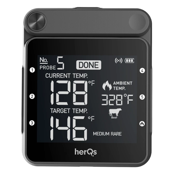 HerQs Professional Thermometer - Afbeelding 2