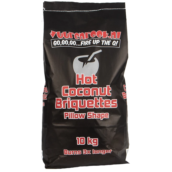 Vuur&Rook Hot Coconut Briketten Pillow Shape 10 Kg