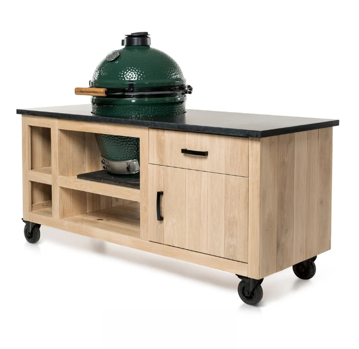 Eiken Tafel Classic II Big Green Egg Medium & Large - Afbeelding 2