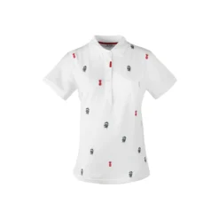 Big Green Egg Golf Poloshirt Dames Wit